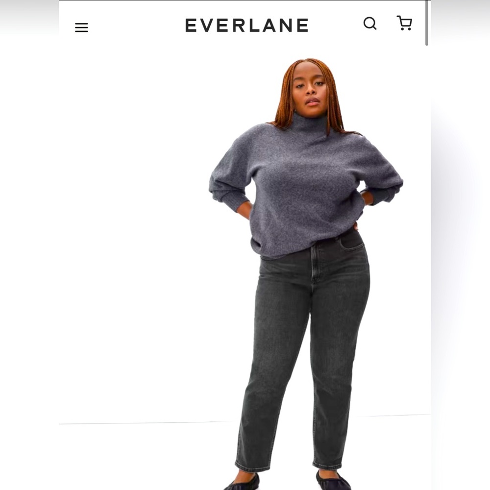 Everlane the Curvy Cheeky Straight Jean